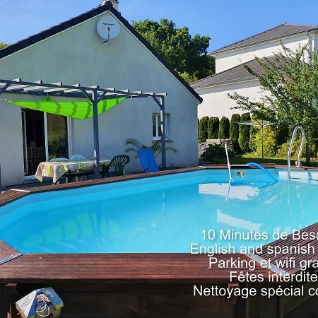 2 Vraies Chambres Privees Au Calme Dans Villa De Campagne Plain-Pied 105M2 Avec Piscine A Montfaucon Montfaucon  Exterior photo
